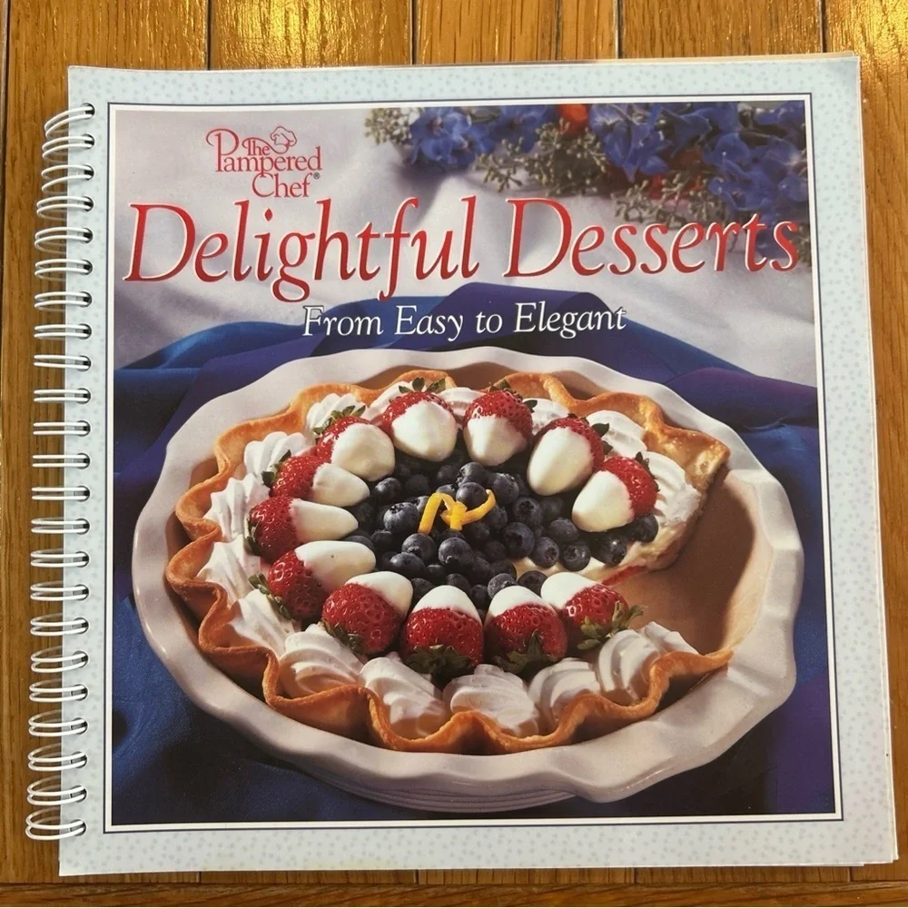 The Pampered Chef Cookbook Lot Recipe Collection Stoneware Desserts Tacos Salsa